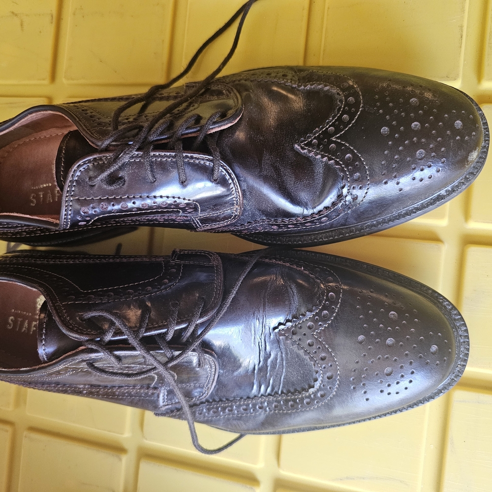 Stafford Men's Black Oxford Shoes